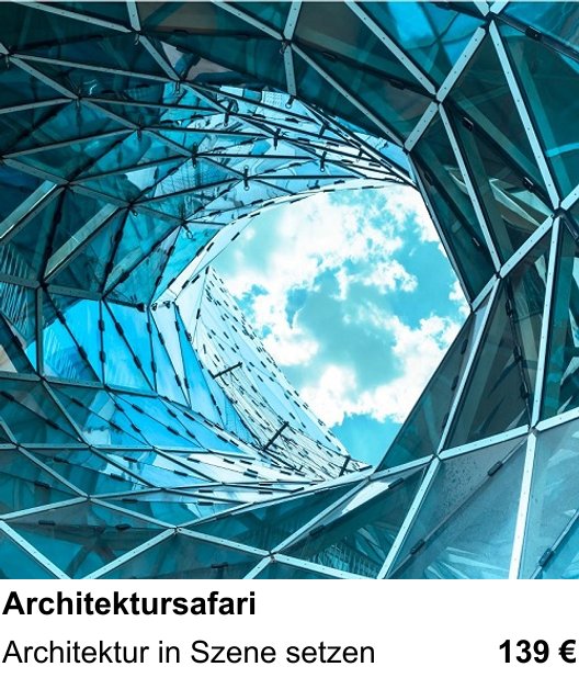 Architektursafari erleben und fotografieren in Münster