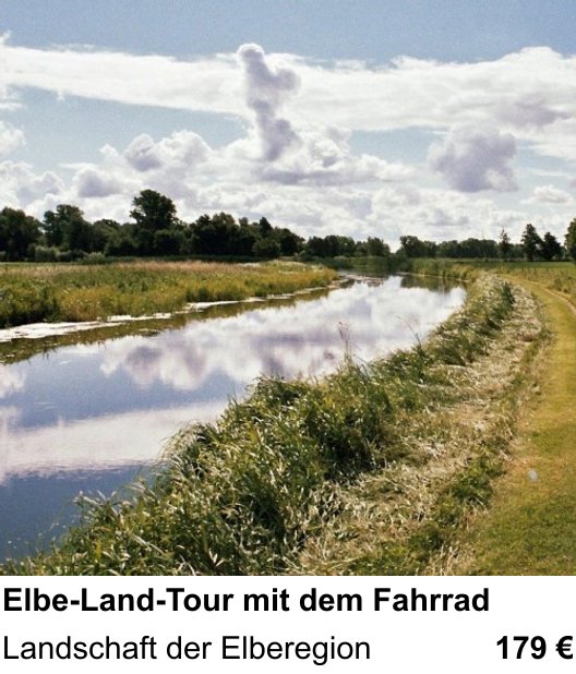Kompositorischer Fotokurs – Elbe-Land-Tour mit dem Fahrrad und Landschaft der Elberegion