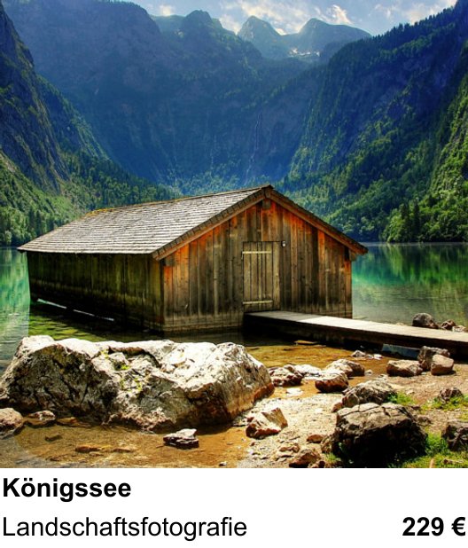 Kompositorischer Fotokurs – Königssee und Landschaftsfotografie