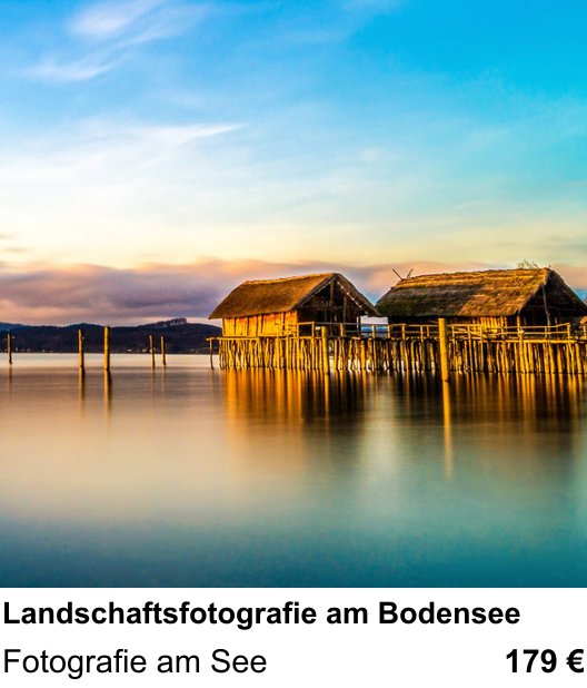 Kompositorischer Fotokurs – Landschaftsfotografie am Bodensee und Fotografie am See