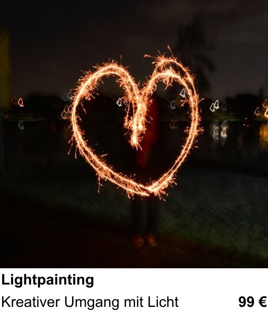Lightpainting erleben und fotografieren in Münster