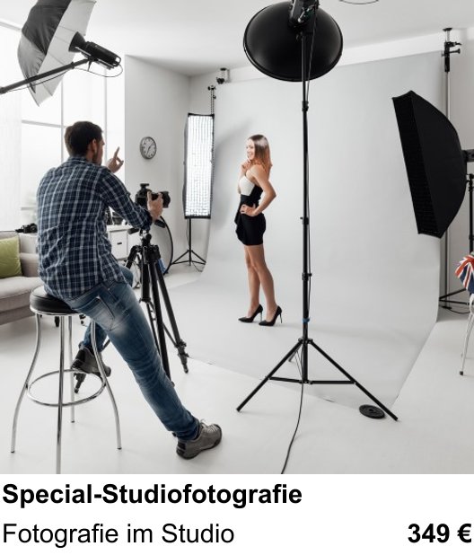 Special-Studiofotografie erleben und fotografieren in Münster