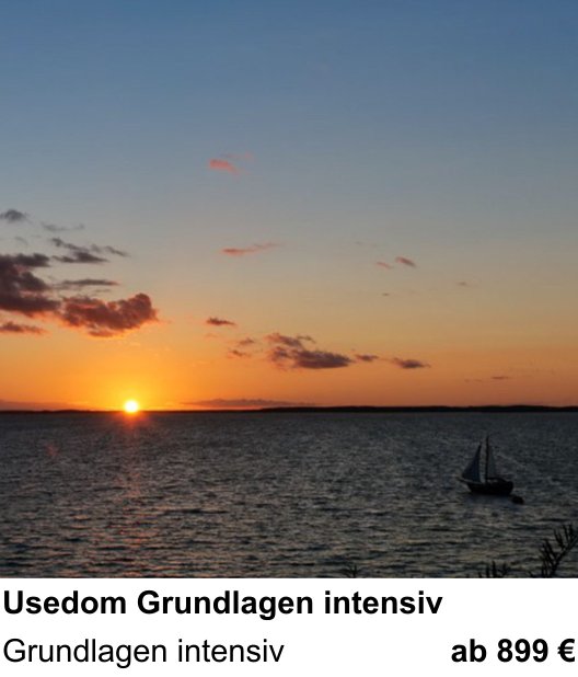 Kompositorischer Fotokurs – Usedom Grundlagen intensiv und Grundlagen intensiv