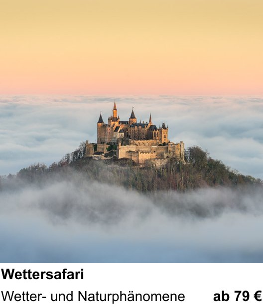Kompositorischer Fotokurs – Wettersafari und Wetter- und Naturphänomene